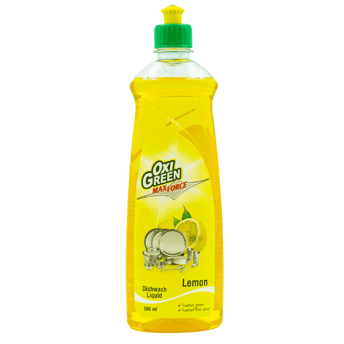 Oxi Green Dish Wash Liquid - Lemon - image 1