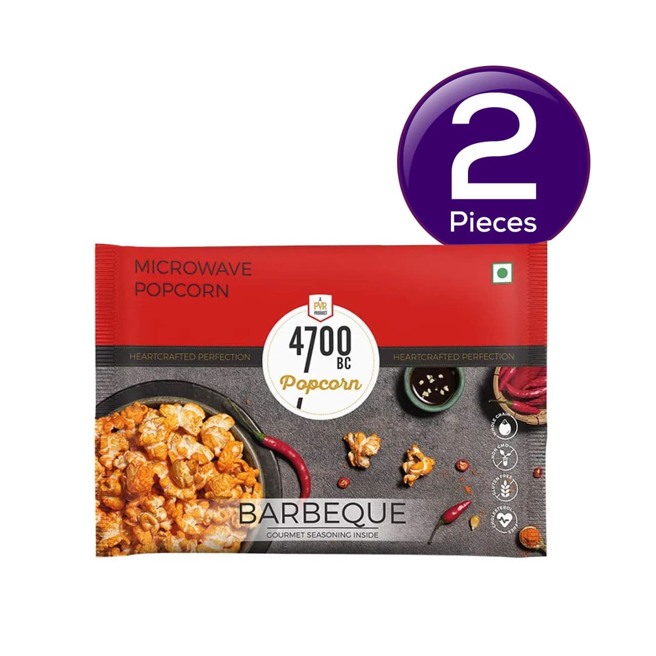 4700BC Microwave Popcorn BBQ Bag 92 g Combo - image 1