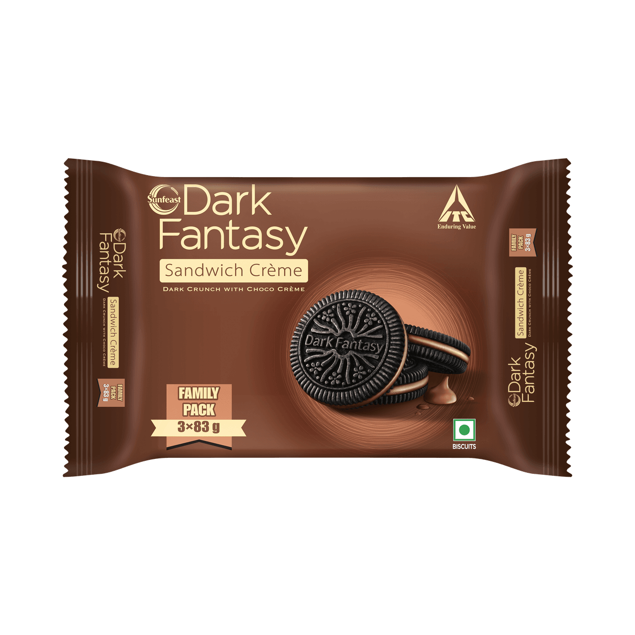Sunfeast Dark Fantasy Crème | Made With Real Chocolate - image 1
